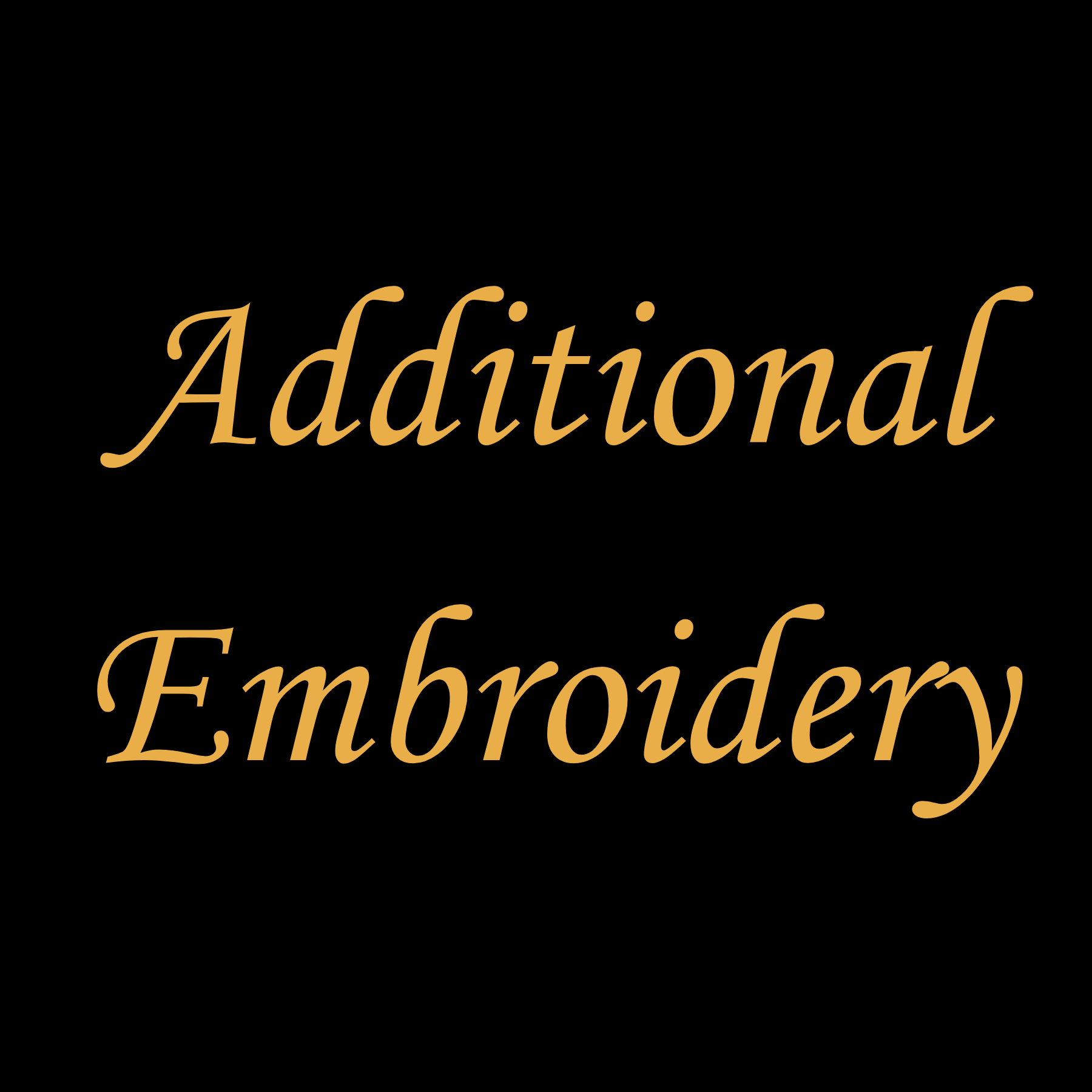 Custom Embroidery