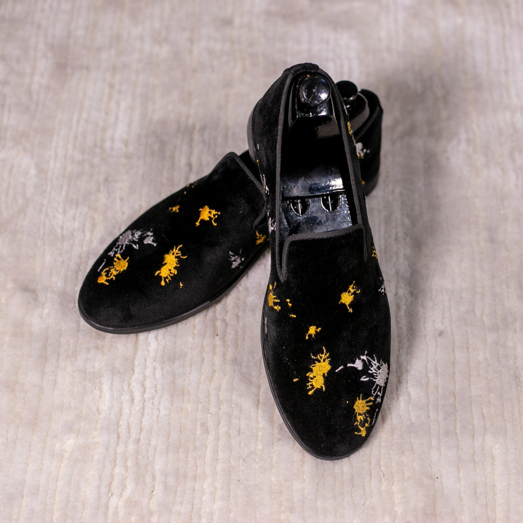 Splatter Handmade Loafers - May Anthony